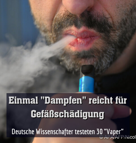 Deutsche Wissenschafter testeten 30 "Vaper"