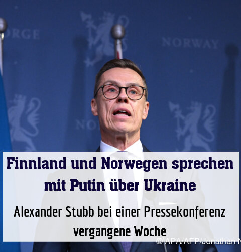Alexander Stubb bei einer Pressekonferenz vergangene Woche
