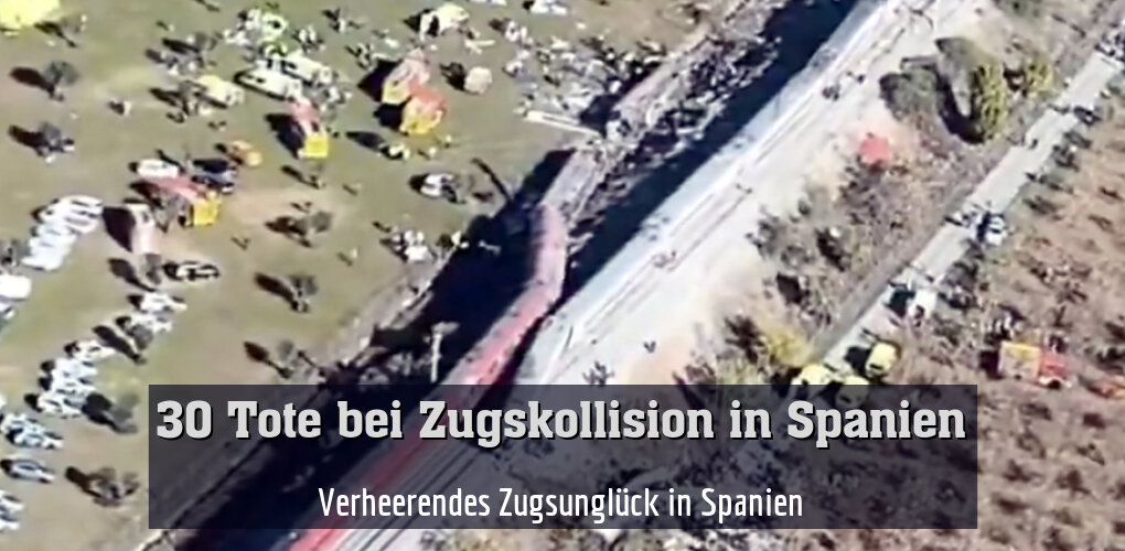 Verheerendes Zugsunglück in Spanien