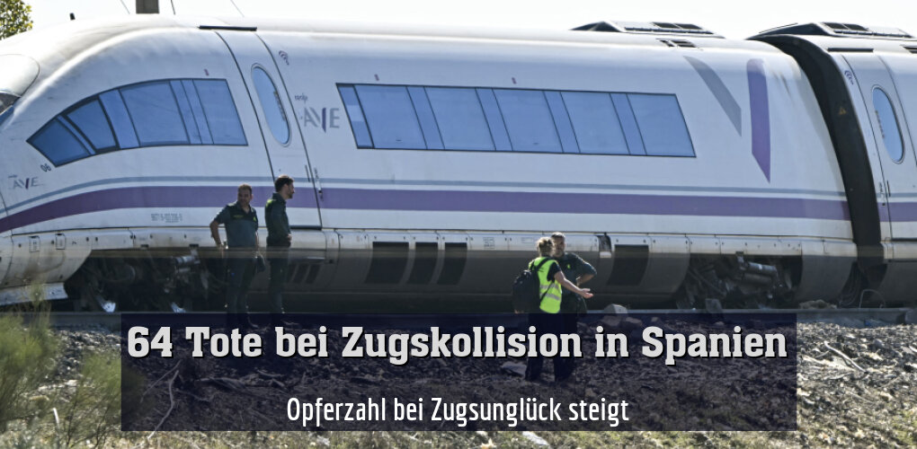 Opferzahl bei Zugsunglück steigt