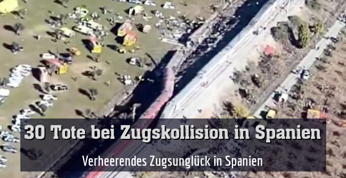 Verheerendes Zugsunglück in Spanien