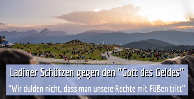 "Wir dulden nicht, dass man unsere Rechte mit Füßen tritt"