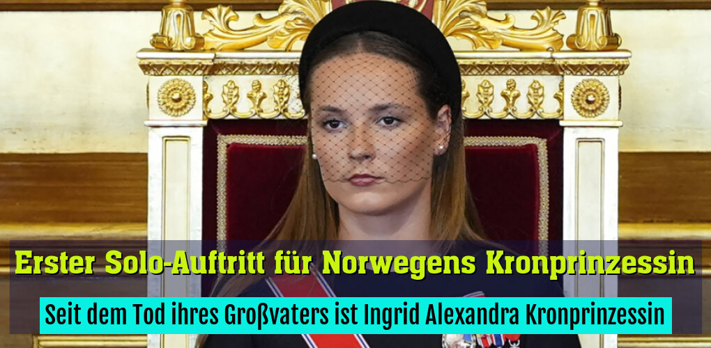 Seit dem Tod ihres Großvaters ist Ingrid Alexandra Kronprinzessin