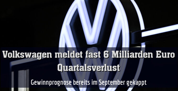 Gewinnprognose bereits im September gekappt