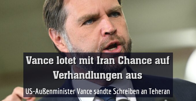 US-Außenminister Vance sandte Schreiben an Teheran