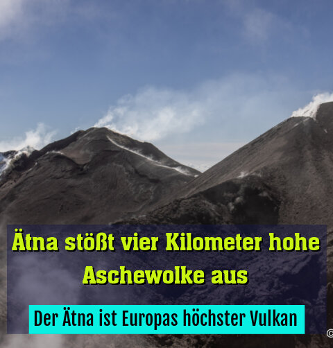 Der Ätna ist Europas höchster Vulkan
