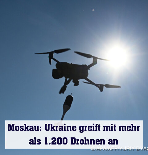 Russland schoss laut eigenen Angaben fast alle Drohnen ab (Symbolbild)