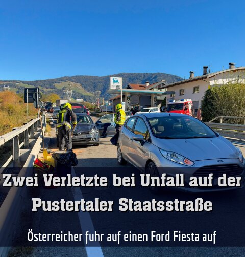 Österreicher fuhr auf einen Ford Fiesta auf
