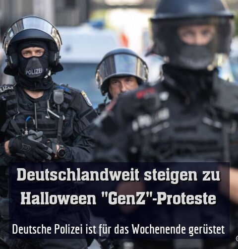 Deutsche Polizei ist für das Wochenende gerüstet