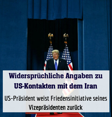 US-Präsident weist Friedensinitiative seines Vizepräsidenten zurück
