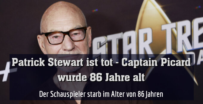 Der Schauspieler starb im Alter von 86 Jahren