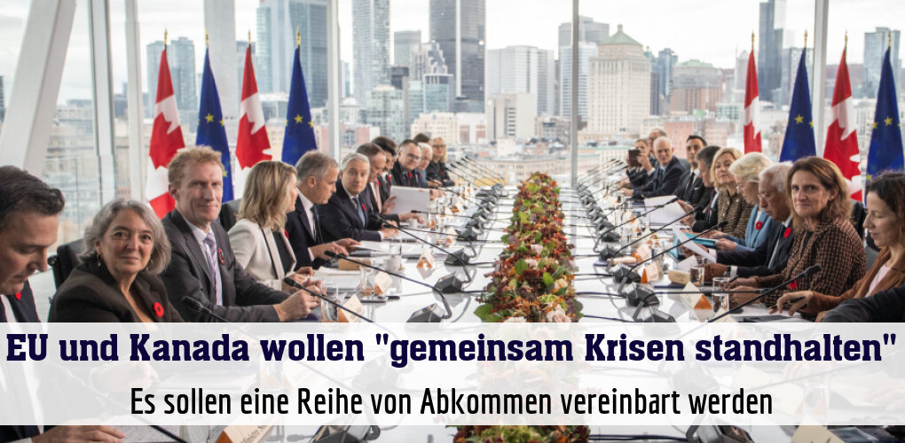 Es sollen eine Reihe von Abkommen vereinbart werden