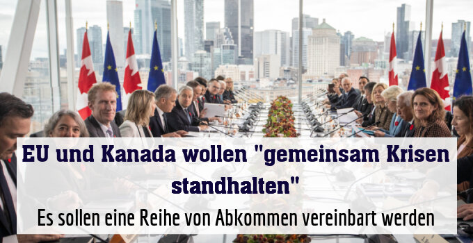 Es sollen eine Reihe von Abkommen vereinbart werden