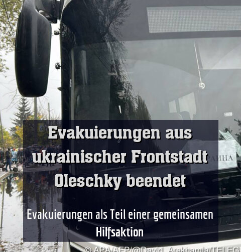 Evakuierungen als Teil einer gemeinsamen Hilfsaktion