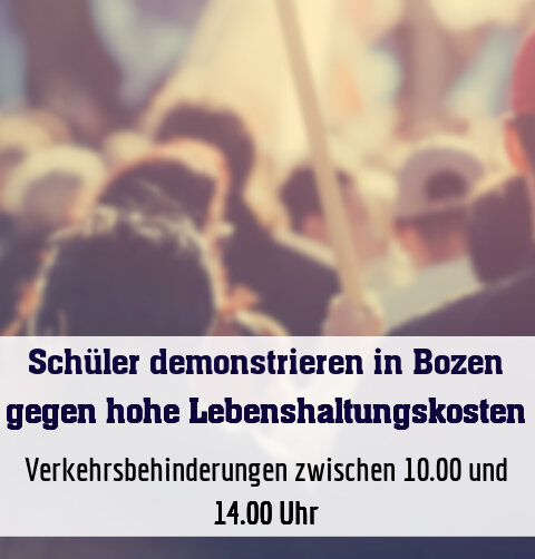 Verkehrsbehinderungen zwischen 10.00 und 14.00 Uhr