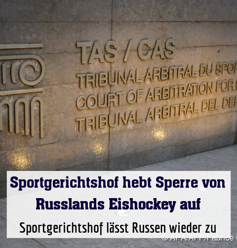 Sportgerichtshof lässt Russen wieder zu