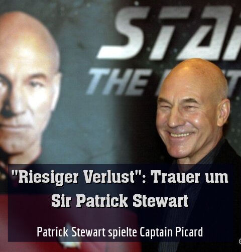 Patrick Stewart spielte Captain Picard