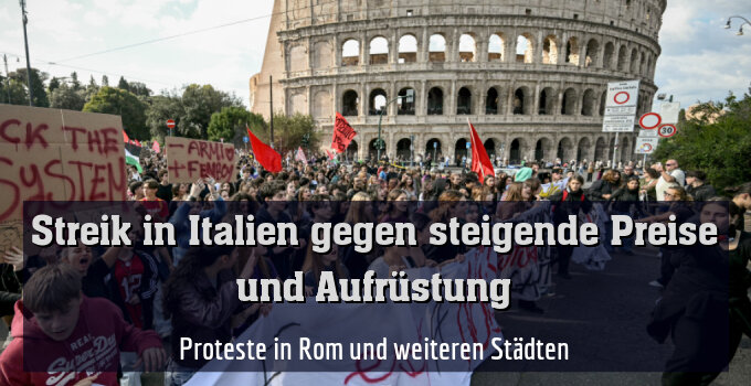 Proteste in Rom und weiteren Städten
