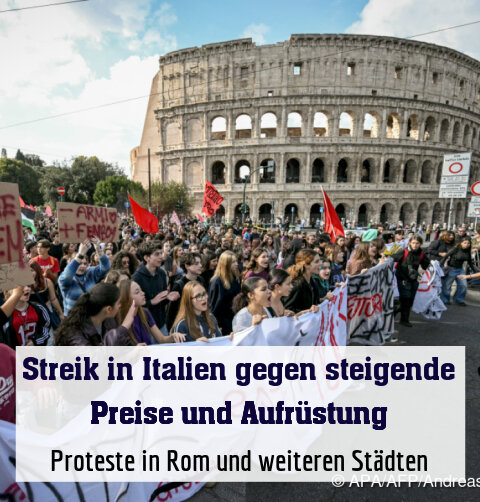 Proteste in Rom und weiteren Städten
