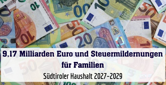 Südtiroler Haushalt 2027–2029