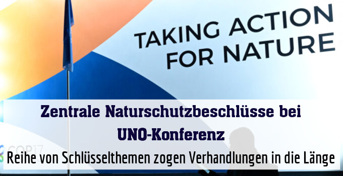 Reihe von Schlüsselthemen zogen Verhandlungen in die Länge