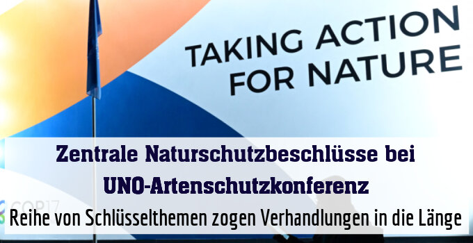Reihe von Schlüsselthemen zogen Verhandlungen in die Länge