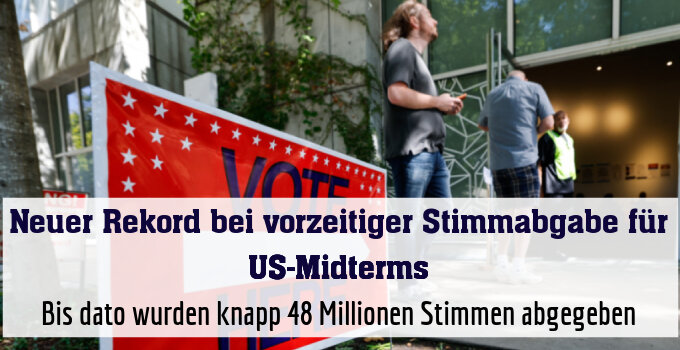 Bis dato wurden knapp 48 Millionen Stimmen abgegeben