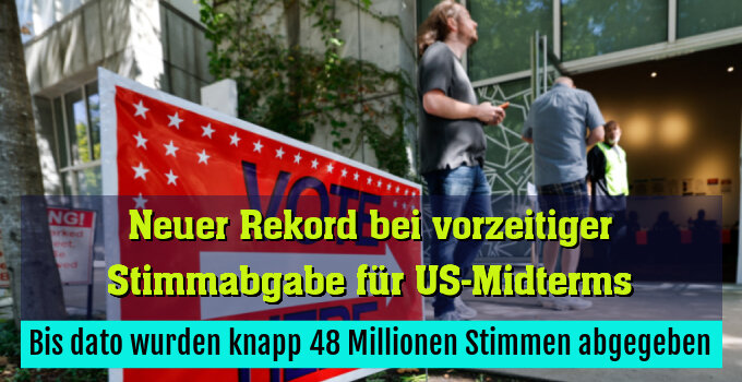 Bis dato wurden knapp 48 Millionen Stimmen abgegeben