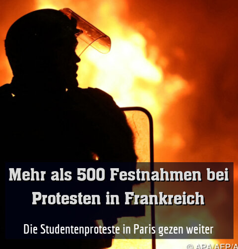 Gewaltsame Proteste in Frankreich