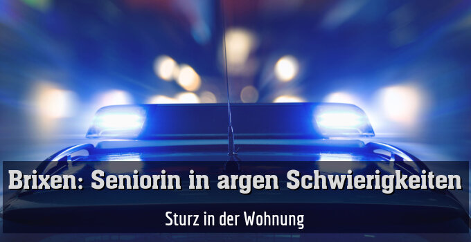 Sturz in der Wohnung