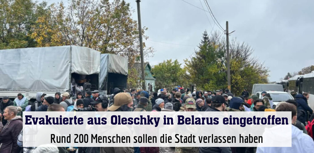 Rund 200 Menschen sollen die Stadt verlassen haben