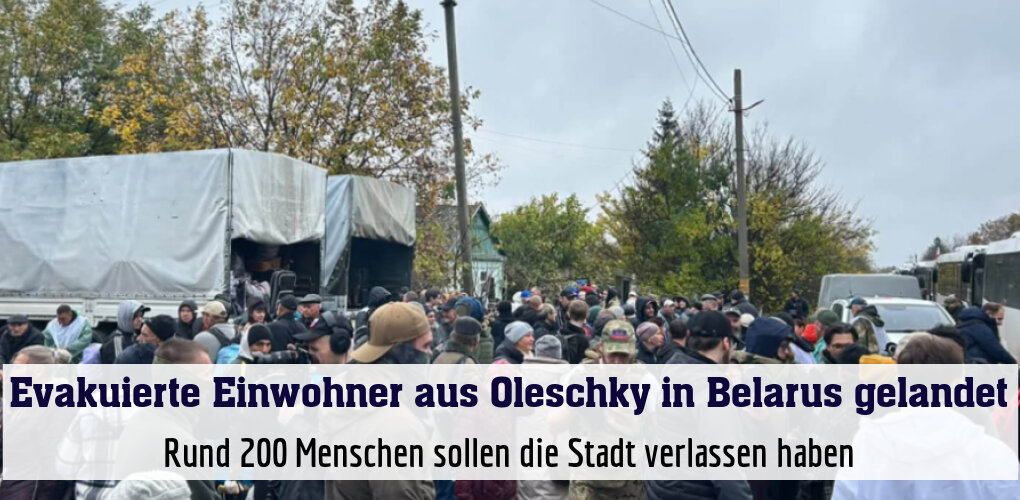 Rund 200 Menschen sollen die Stadt verlassen haben