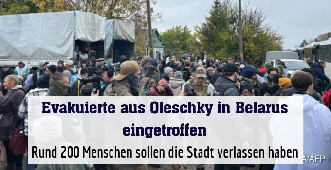 Rund 200 Menschen sollen die Stadt verlassen haben