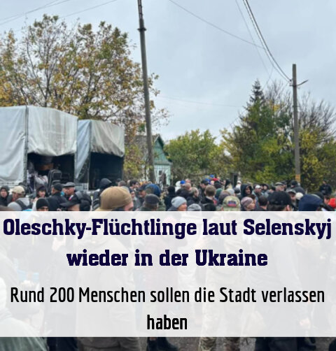 Rund 200 Menschen sollen die Stadt verlassen haben