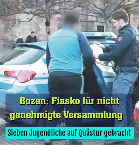 Sieben Jugendliche auf Quästur gebracht