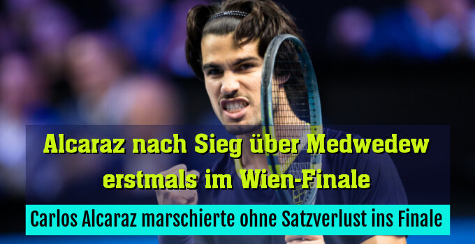 Carlos Alcaraz marschierte ohne Satzverlust ins Finale
