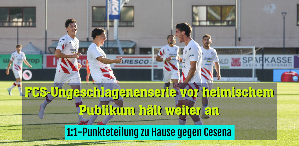 1:1-Punkteteilung zu Hause gegen Cesena