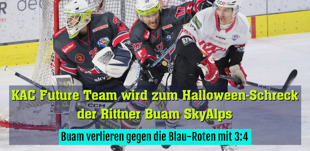 Buam verlieren gegen die Blau-Roten mit 3:4