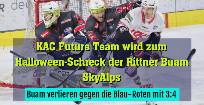 Buam verlieren gegen die Blau-Roten mit 3:4
