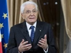 Staatspräsident Mattarella am Fuß des Schlerns