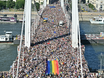 Hunderttausende bei verbotener Pride-Parade in Budapest