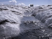 Wasserfälle statt Eis: Gletscher zerrinnen vor unseren Augen