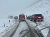 Autofahrer am Jaufenpass in Not