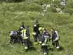 Auf dem Weg zum Penser Joch: Motorrad stürzt Hang hinunter