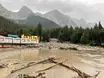 Starkregen spült Geröll und Schlamm bis zu Biathlonzentrum in Antholz
