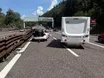 Unfall mit Wohnwagen auf der Brennerautobahn