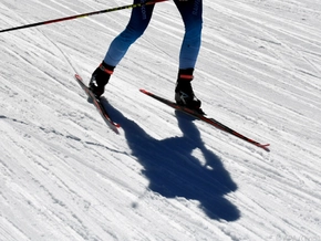 "Geisterfahrer" auf Langlaufloipe