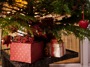 Weihnachtsgeschenke auf Wanderschaft