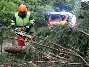 Aufräumen nach starkem Regen in weiten Teilen Österreichs