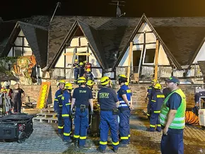 Nach Hoteleinsturz in Deutschland geht Bergung weiter